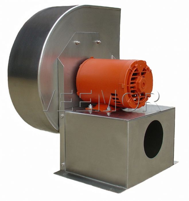 Ventiladores centrífugos de acero inoxidable